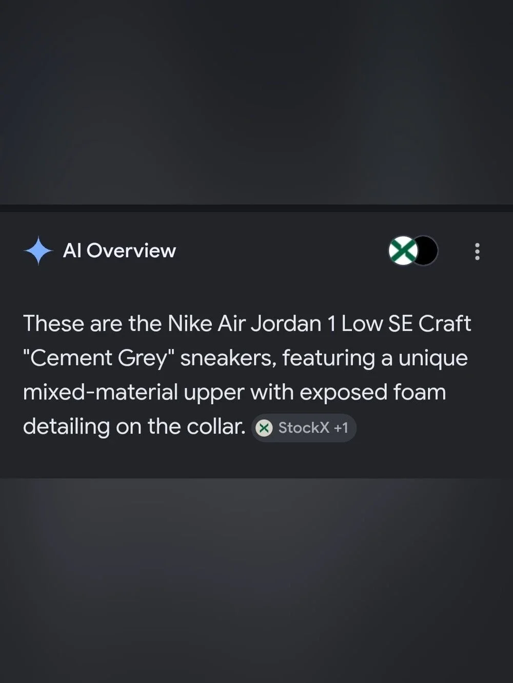 Nike (Sz 10.5) Men's Jordan One Low DZ4135-002 Sneakers in Gray, Black and White